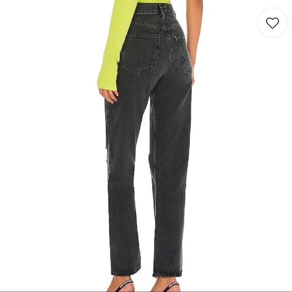 NWT AGOLDE 90'S PINCH WAIST HIGH RISE STRAIGHT - Howl Size 32 - Picture 5 of 15
